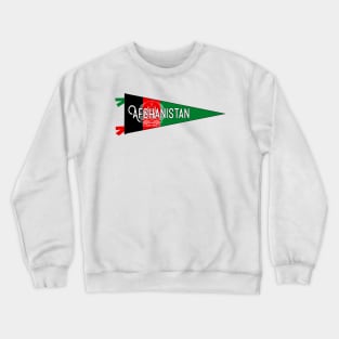 Afghanistan Flag Pennant Crewneck Sweatshirt